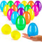 JOYIN 150 PCS 3.15 Huevos de Pascua de plástico, huevos de Pascua vacíos más rellenos, coloridos huevos de plástico brillantes para la búsqueda de la Pascua, golosinas, favor de la fiesta