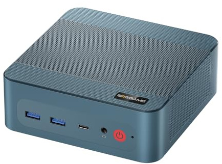 BOSGAME P2 Windows 11 Pro Gaming-PC, Intel Core i7-12700H, 12 Kerne/20 Threads (bis zu 4,7 GHz), 32 GB DDR4 RAM, 512 GB PCIe3.0 SSD, 4K@60Hz Triple-Display, HDMI, USB-C, USB3.2, LAN, Wi-Fi 6E, BT 5.2