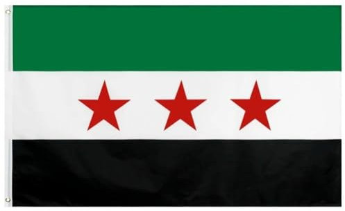 Syrien-flagge, 90 X 150 Cm, Republik Syrien, Syrische Flagge, Polyester, Uv-beständig, Für Festival-party-dekoration Im Freien