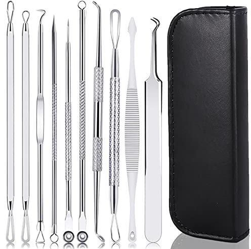 punti neri rimozione blackhead remover togli punti neri attrezzo punti neri,pulizia viso Con Scatola Brufoli Zit Incarniti Per acne Brufoli, Blemish, Comedoni e Whitehead