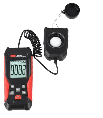 Luxmetro compatto e portatile TA630B con display LCD a 4 cifre per misurazioni affidabili della luce