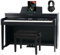 Classic Cantabile DP-A 610 E-Piano Set (88 Tasten Hammer-Mechanik, 1200 Voices und 38 DSP Effekte, Bluetooth-Streaming, Begleitfunktionen mit 270 Styles, inkl. Bank, Kopfhörer & Schule) Schwarz matt