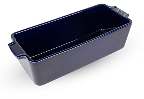 PEUGEOT - Ceramic Loaf Pan - 31 cm - Dishwasher Safe - Ultra-Smooth Anti-Abrasion Surface - 10 Year Guarantee - Made in France - Blue Colour