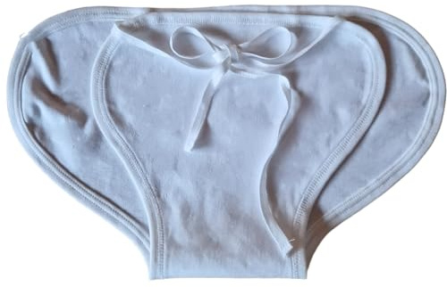 Baby breda linda blöjor för mild höftutveckling hos nyfödda av 100 % ren bomull, 3 stycken