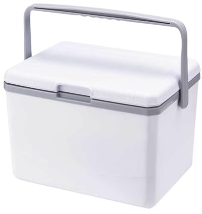 Walopola Iskylare, campingglassskål | campingkylare, multifunktionell iskylare, 5 l bärbar glasskisel, hård kylbox med återhållsam isolering för camping, picknick