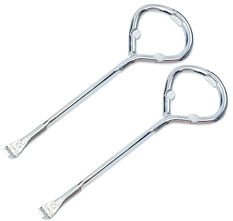 LIFKOME 2pièces Ouvre-boîte Métallique pour Pots De Peinture Lot de Ouvre-couvercles Pratiques Et Résistants