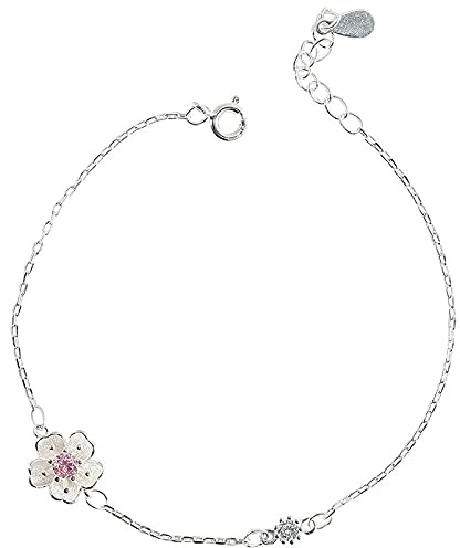 GXNRHG MOCHAMIK silver, moderiktigt armband, sterling silver för kvinnor, dam 925 sterling silver, eleganta vågarmband, ametist, vänskap B