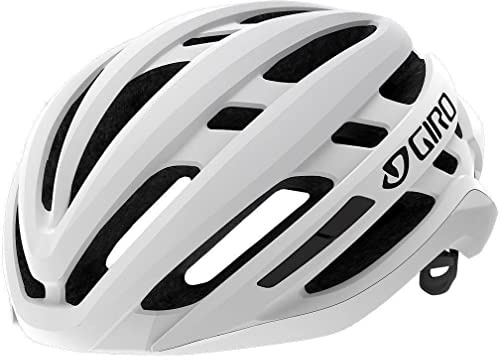 Giro Agilis Rennradhelm – MIPS – In-Mold – verstellbare Passform – Gute Belüftung – EPS-Schale – CE EN1078 – Matte White, Größe: L