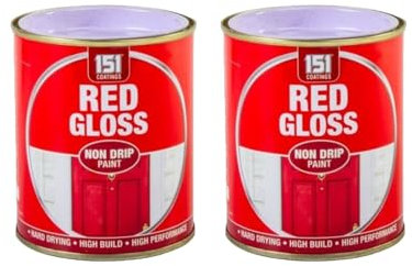 YSAMAX 300 ML Red Gloss Paint, Hard-Drying Technology, Both Stunning Visual Appeal And Lasting Protection, Weather-Resistant, Perfect For Both Indoor And Outdoor, (2PCS)