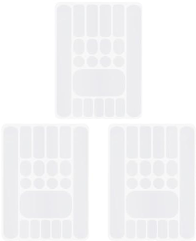 WUSJCOF 3 fogli di pellicola trasparente di protezione del telaio della bicicletta, utilizzate per proteggere i danni alla vernice, adatte per biciclette damountain bike