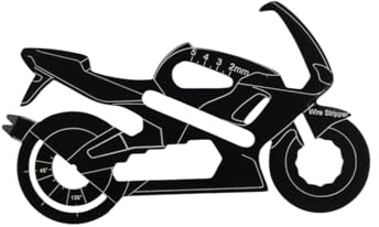 Litinliv Apribottiglie Moto, Apri Bottiglia Birra Motorcycle Gadget Utili, Multi Attrezzo Portatile, Attrezzo da Esterno, Apribottiglie Birra Moto per Uomo Appassionato di Moto Idee Regalo (B)