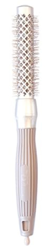 LALAFINA 1pezzi Pettine Arricciacapelli in Alluminio Professionale per Saloni e Domestico Ergonomico e Denti Lisci per Districare e Definire Ricci Strumento Multiuso per Capelli Ricci