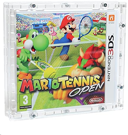 Zeigis Verschraubtes Case aus Acrylglas für EIN Nintendo 3DS Spiel in OVP/Schutzbox/Protector/UV-Schutz/Transparent/Games