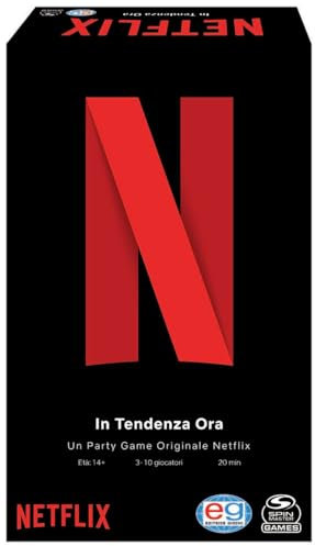 Netflix One of the Trending Table Games with Fun Content from Netflix's Best-Loved TV Shows for Families, Teens & Adults Ages 14+ - Board Game for 3 to 10 Players