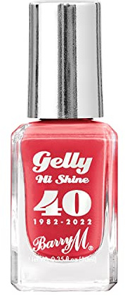 Barry M Gelly Nail Paint, Red Velvet, shade Red