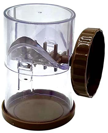 Wenmin Picadora Manual para Frutos Secos, Cacahuetes, Especias, Ajo, Jengibre - Molino Manual de Alimentos - Acrilonitrilo Butadieno Estireno