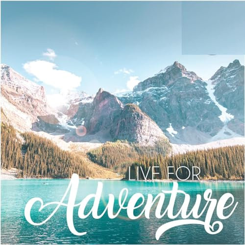 SKYTE® Photo Album Slip in Memo Pockets Holds 200 Photographs Family, 4 x 6 inch - Live for Adventure