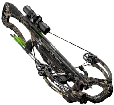 Barnett Whitetail Pro STR Crossbow, with 4x32mm Illuminated Scope, 2 Arrows, Lightweight Quiver, without Crank Device