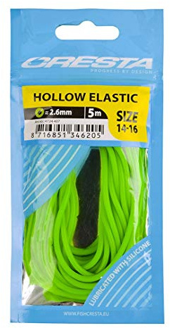 Cresta Hollow Elastic 2.6 mm 5 m Fluor Green