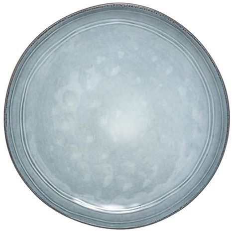 Secret de Gourmet - Lot de 6 Assiettes Plates Flower 26cm Bleu