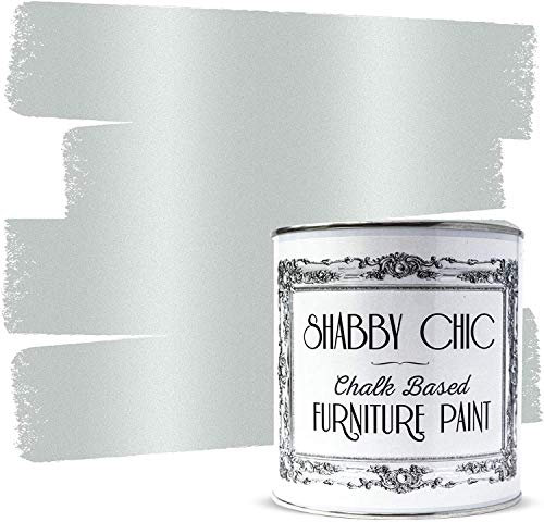 Shabby Chic Chalk Based Furniture Paint, Antique Silver - 2.5 L | Distressed Matt Finish for Furniture, Home Decor or DIY Projects | Interior & Exterior | Non-Sand, Suitable for Wood, Plastic & Metal