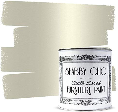 Shabby Chic Chalk Based Furniture Paint, Antique Champagne - 2.5 L | Distressed Matt Finish for Furniture, Home Decor or DIY Project| Interior & Exterior | Non-Sand, Suitable for Wood, Plastic & Metal