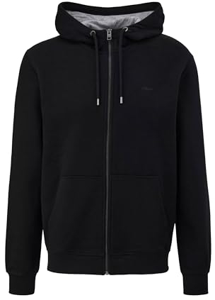 s.Oliver Herren 2142043 Sweatshirt, 9999 schwarz, XL