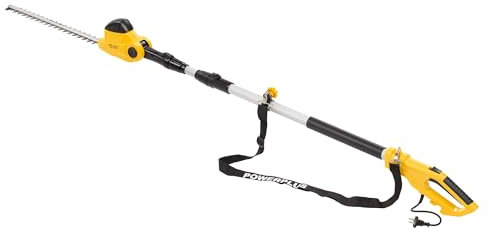 Power Plus Cortasetos telescópico para setos POWXG2044 - Tijeras de jardinería de 550 W con Cuchilla de 550 mm - para arbustos, setos y Plantas