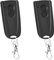 2 pezzi 433,92 MHz Telecomando per Porta da Garage per Hormann EcoStar RSC2-433 RSE2-433,RSZ1-433,Hormann Liftronic 500/700/800 per Portronic D2500/D5000/S4000（luce verde）
