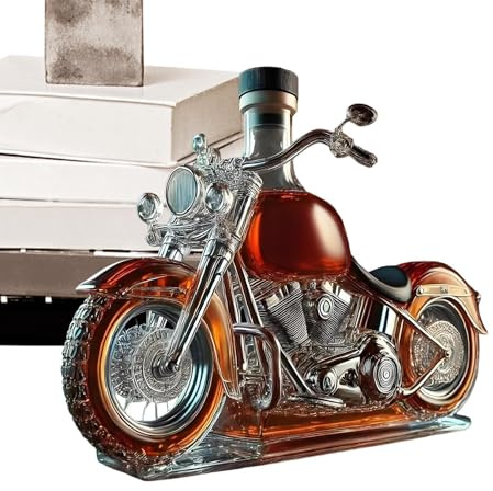Vindekanterare Motorcykel Vinflaska Alkohol Aerator | Vintage Dryckesdispenser Spritflaska För Drycker Champagne Whisky Vodka Herrskrivbord Kommersiell