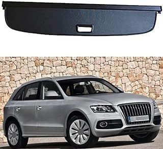 Étagère Arrière Rétractable De Coffre pour Audi Q5 2010-2018, Cache Bagages Couverture De Cargaison De Coffre Accessoires D'intérieur