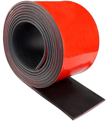 Rotolo di gomma adesiva foglio di neoprene adesivo antiscivolo tappeto gomma antivibrazioni per isolamento acustico guarnizioni pavimento (150mm×3mm×3m)
