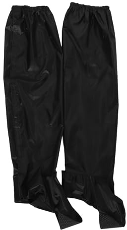 Ciieeo Pantaloni Copri Pantaloni da Pioggia Resistenti Moto Uomo Nero Impermeabili Oxford Antiventi e Impermeabili per Escursionismo e attività Outdoor