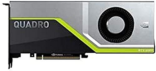 DELL NVIDIA Quadro RTX 6000 Graphics Cards (Quadro RTX 6000, 24 GB, GDDR6, 384 bit, 7680 x 4320 pixels, PCI Express x16 3.0) (Renewed)