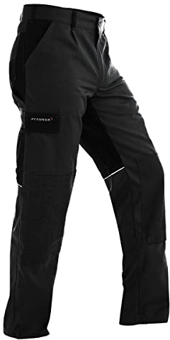 Pfanner® Funktionsarbeitshose StretchZone Canvas mit Stretchgewebe, Farbe:schwarz, Größe:54