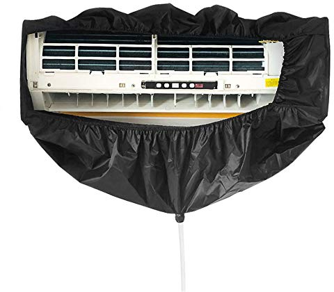 Alvinlite Klimaanlage Abdeckung Wasserdicht Staubbeutel Reinigungsbeutel Wand Montiert Protector Tasche Schwarz