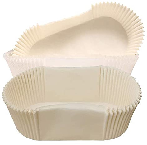 Confezione da 120 teglie per pagnotta con bordo dritto, antiaderenti, per torte