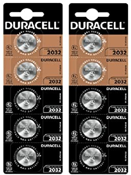 Duracell 10 x CR 2032 Lithium (2 Blister à 5 Batterien) 10 Batterien