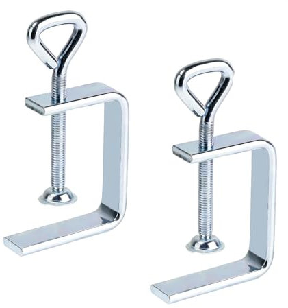 Juego de Abrazadera en c Ajustable, Abrazadera En C, Abrazaderas en C Galvanizadas, 2 PCS Abrazadera Fija Carpintería, Abrazadera C, Abrazadera C Ajustable, Sargentos G, para Carpintería, Soldadura