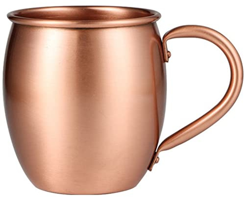 Rhghfujhgy 530 ML 100% Kupferbecher Becher Trommelbecher Cocktailbecher Kupferbecher Restaurant Bar KaltgeträNkebecher, B