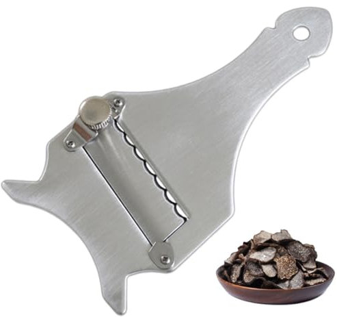 SGERUFZ Coltello Tartufo, Affettato di tartufi Professionale, Grattugia Cioccolato, Taglia Formaggio, Lama regolabile, grattugia taglia tartufo, grattuggia affetta tartufi, grattuggia formaggio