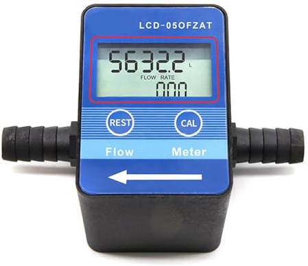 Compteur de fluide 30-1200 l/h - Capteurs d'effet DN10 - Pour huile d'eau - Instrument de mesure