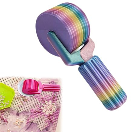 Diamond Art Roller, New 3D Pprinted Diamond Painting Roller Tool, Diamonds Art Paint Tools and Accessories (Macaron)