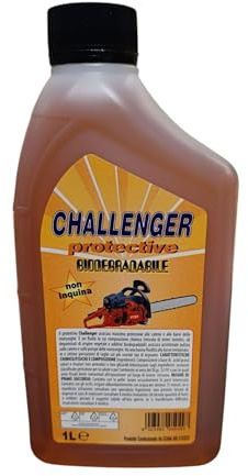 Challenger Olio LUBRIFICANTE Catena Catene Motosega VEGETALE BIODEGRADABILE 1 LT
