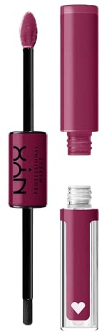 NYX Professional Make-up, gefärbter Lipgloss, ultrapigmentierte Formel hält bis zu 16 Stunden, Glanz Loud High Pigment Lip Glanz, Farbtöne: In Ladung