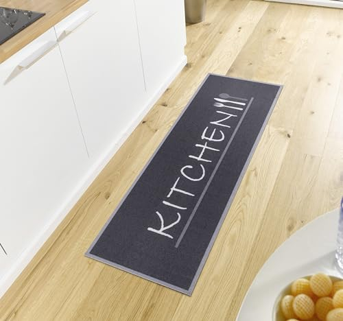 Hanse Home Cook & Clean Alfombra de Cocina, Alfombra de Cocina, Antideslizante, fácil de Limpiar, para Cocina, Pasillo, Entrada, Comedor, 50 x 150 cm