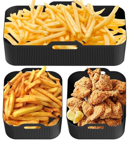 Pot Oven Liner - Teglia da forno per friggitrice ad aria calda, accessori per forno, forno a microonde, friggitrice ad aria calda, accessori per forno a microonde, friggitrice ad aria calda, cucina