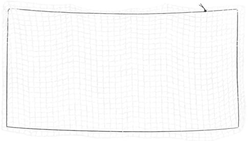 Homgoday Red para remolque con cuerda de goma, red de seguridad de carga, red para remolque, color blanco, 4 x 2 m