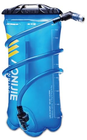 TRIWONDER Poche Hydratation en TPU 1,5 L, 2 L, 3 L, Réservoir d'eau Pliable Sac à Eau pour Sac Hydratation Randonnée Vélo Running (1,5 L)