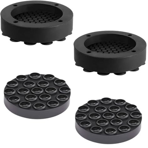 IKOPFLN 4 Piezas Pies antivibración para lavadora Pies antivibración para lavadora Amortiguadores universales para lavadora y secadora